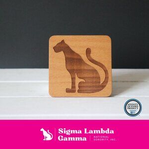 Sigma Lambda Gamma Panther (Set of 4 Coasters)
